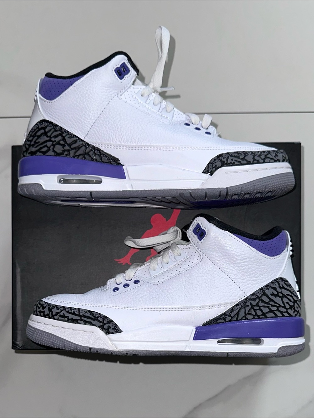 2022 Air Jordan 3 Retro GS Dark Iris Size 7Y / 8.5W